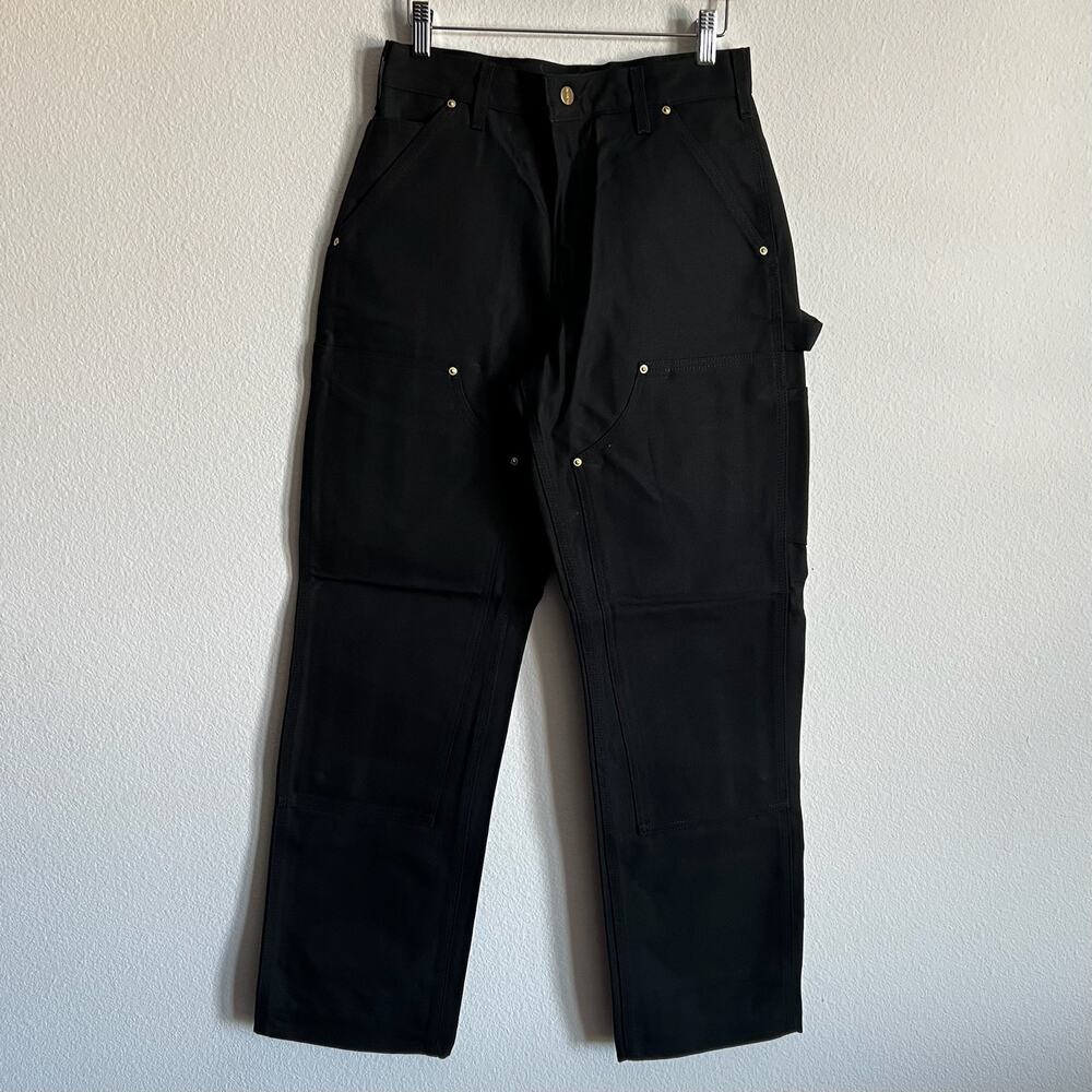 Carhartt B01 BLK black NWT double knee work wear carpenter pants